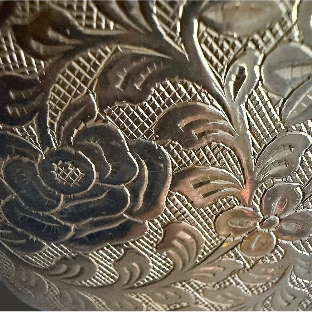 Vintage Antique Sash Slide Buckle Art Nouveau 4